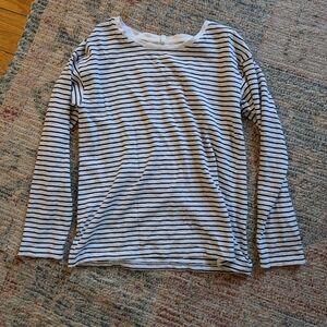 Lou & Grey striped tissue t long sleeve size small